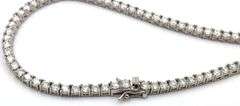 925 Sterling silver cubic zirconia tennis necklace