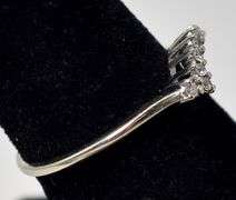 Shimmering 14K White Gold Diamond Ring