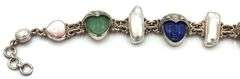 925 Vintage Sajen Sterling Silver Carved Buddha Head Bracelet