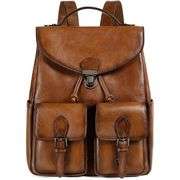 Leather Backpack Grain Italian Leather