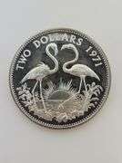 1971 Two Dollars, Sterling Silver Bahama Islands