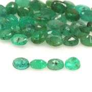 Rich emerald green 8.09ct 40pc Emerald set