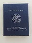 2006 W $1 Silver American Eagle, OGP/COA