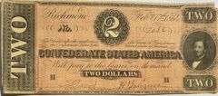 $2 Feb 17 TH 1864 Series CSA Note