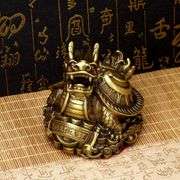 Feng Shui Dragon Tortoise with Yin Yang Bagua
