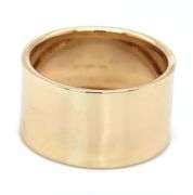 14kt Yellow gold 12.5mm wide band