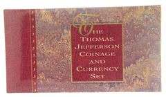 1993 Thomas Jefferson  Coin & Currency Set.