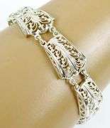 Vintage Sterling Filigree Bracelet, Germany