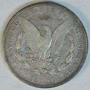 Bold sharp XF 1891-CC Morgan Silver Dollar. Key date