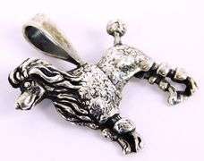 Kabana Sterling Poodle Pendant
