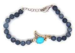 Michael valitutti 925 Sterling Silver Turquoise Bead Bracelet