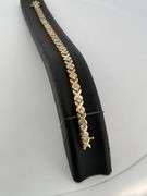 CERTIFIED BRAND NEW 14K YELLOW GOLD DIAMOND BRACELET