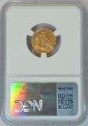 Super virtual Gem BU 1925-D $2.50 Indian Gold Piece. NGC MS64