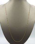 14kt Yellow gold Figaro link chain necklace