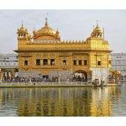 24K Golden Temple Model