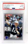 Tom Brady Topps Silver Football Card, 8 Near Mint
