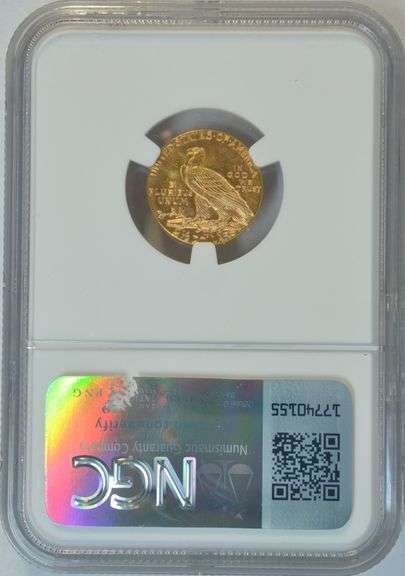 Choice BU 1927 $2.50 Indian Gold Piece. NGC MS63