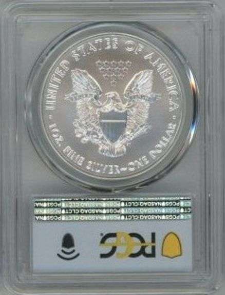 2021-(S) $1 PCGS-MS70 American Silver Eagle First Strike-T1 Emergency Issue