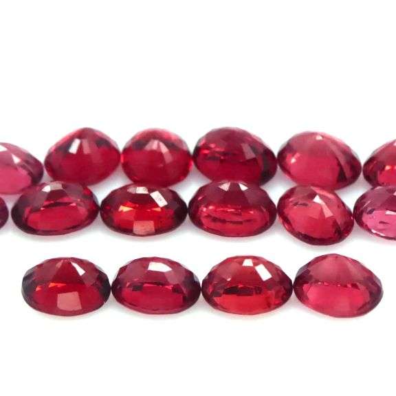 Get ready for the vibrant color in this 8.20ct Garnet set!!!