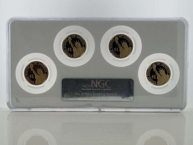 2007 S Proof Presidential Dollars Set, NGC PF69 Ultra Cameo