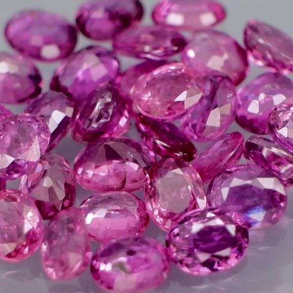 Superb color! 4.17ct set of top violet pink Rubies -UNTREATED!