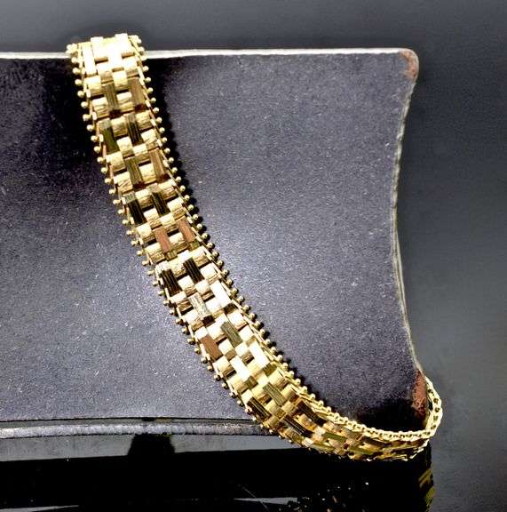 Exceptionally Nice 14K Yellow Gold Riccio  Bracelet