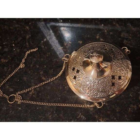 Solid Brass Incense Burner