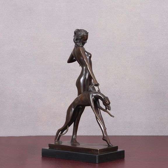 Bronze Greek Diana Artemis Goddess