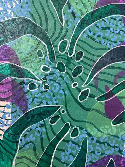 Exceptional Original Canvas by Samin Chase