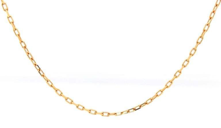Feminine 18K YG Link Necklace