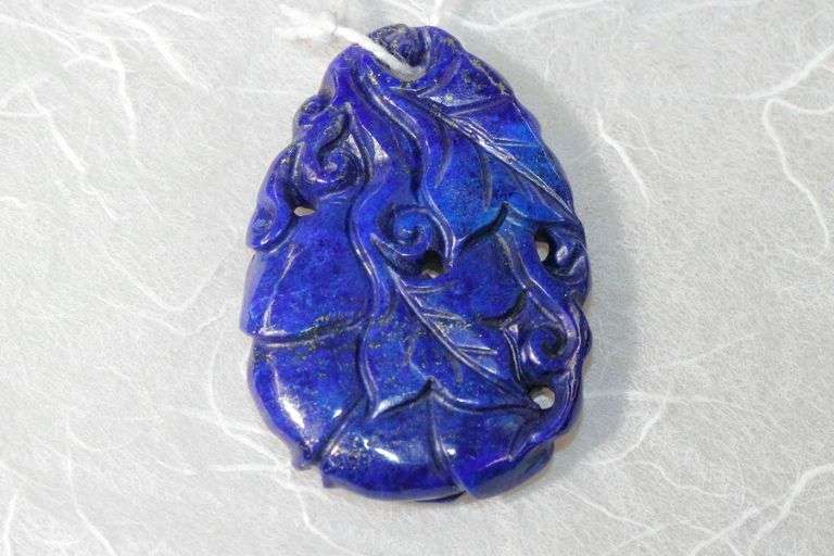 Natural Afghani Lapis Pendant