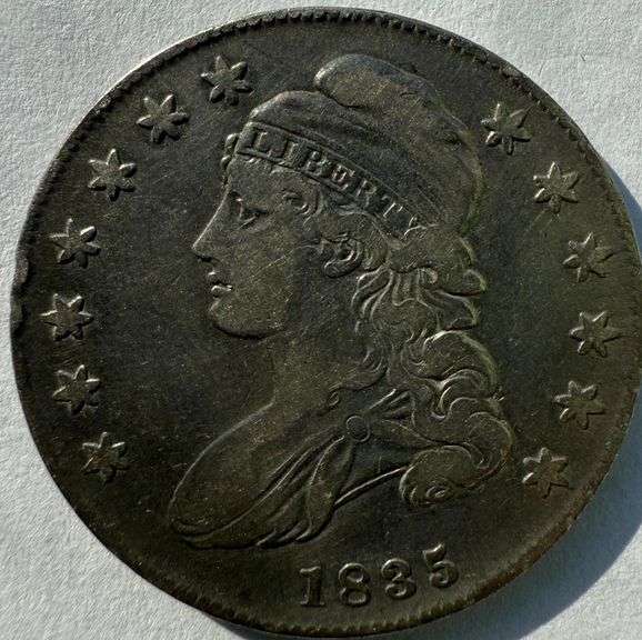 1835 Circulated Bust Half