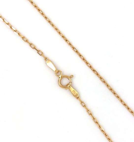 Feminine 18K YG Link Necklace
