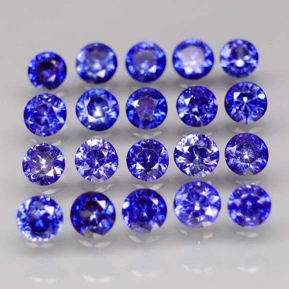 Top cobalt blue! 2.02ct set of Ceylon Sapphires!