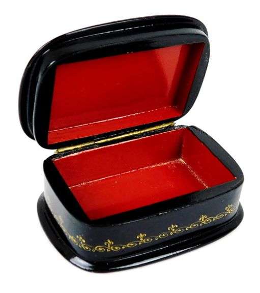 Vintage Handpainted Signed Russian Box
