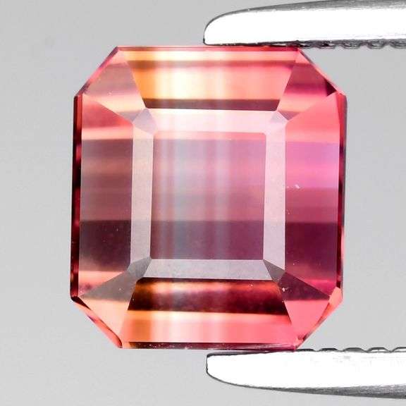 Premium VVS grade 1.64ct bi-color pink Tourmaline!!!