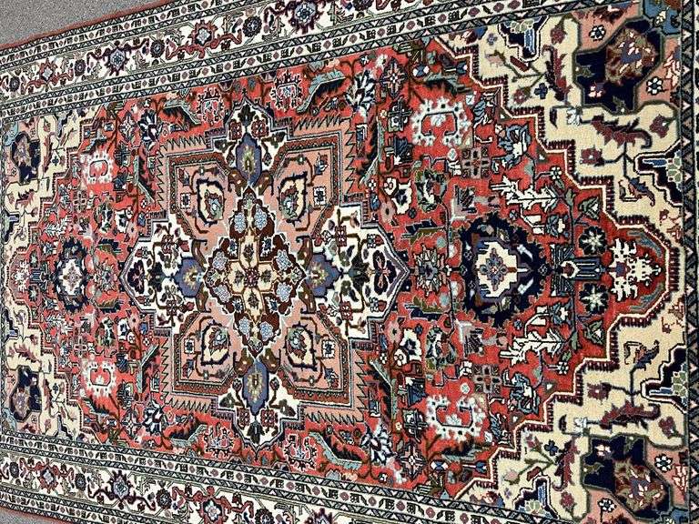 Handmade w/Silk Persian Ardebil 5.6x8.11
