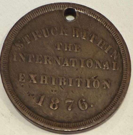 1876  US Constitution Centennial Memorial Cent