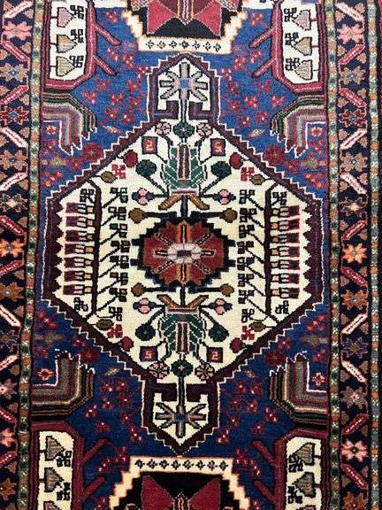 Hand Woven Persian Hamedan 2.8x4.3