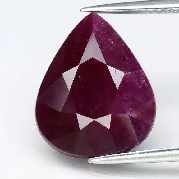 UNTREATED! Huge 8.70ct violet red Winza Ruby