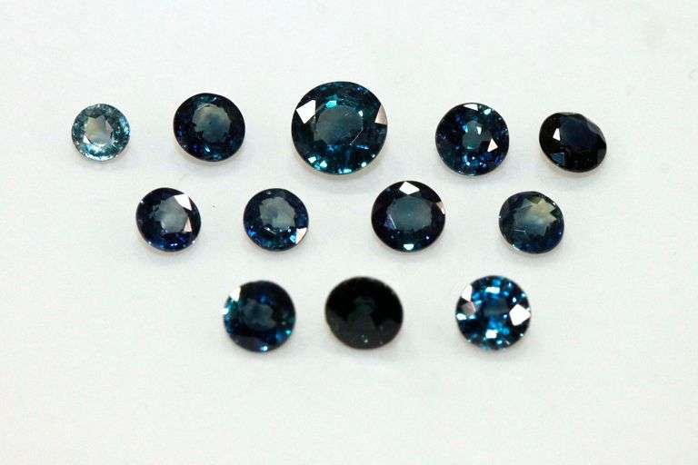 Lively Natural Teal Sapphires - Lot of 12