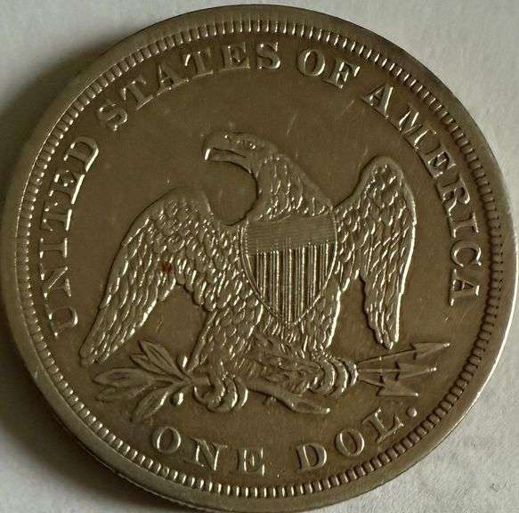Sharp 1844 Seated Dollar