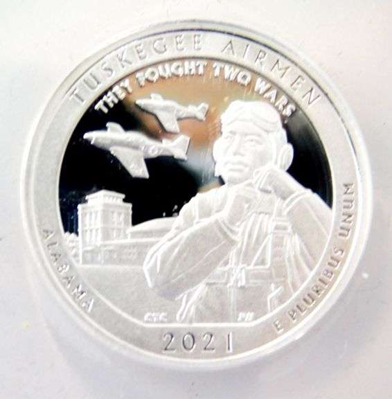 .999 Silver Tuskegee Park Quarter, Certified