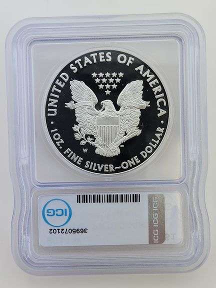 2014-W Silver Eagle, ICG PR70 DCAM "Austin Hutto"