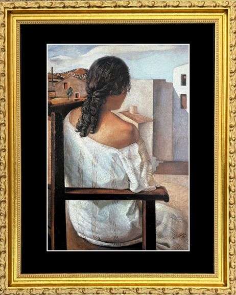 Salvador Dali, Seated Girl Seen from the Back