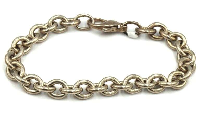Group lot of 4 vintage 925 sterling silver bracelets