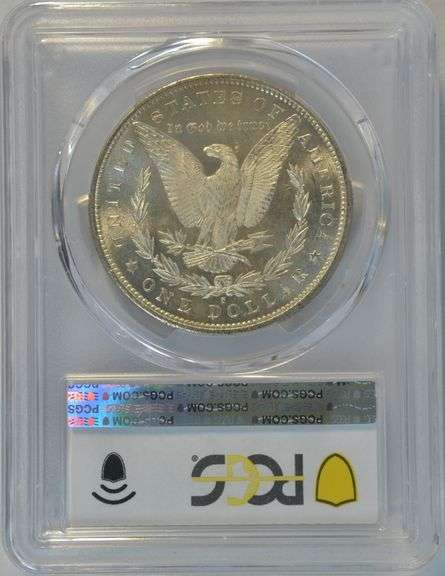 Super Gem BU 1879-S Morgan Silver Dollar. PCGS MS65