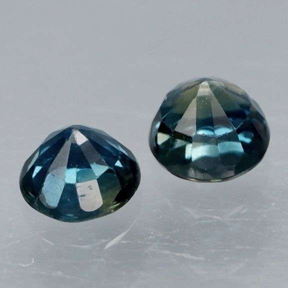 Real! 1.24ct pair of London Blue Sapphires -Heated only!!!