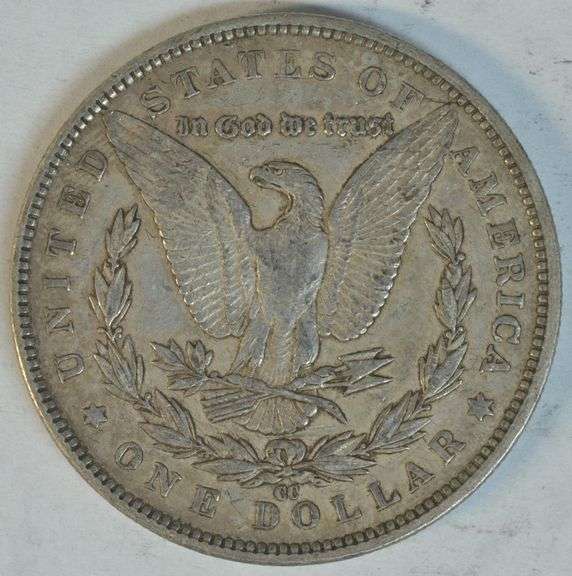 Very sharp 1891-CC Morgan Silver Dollar. Key date in XF