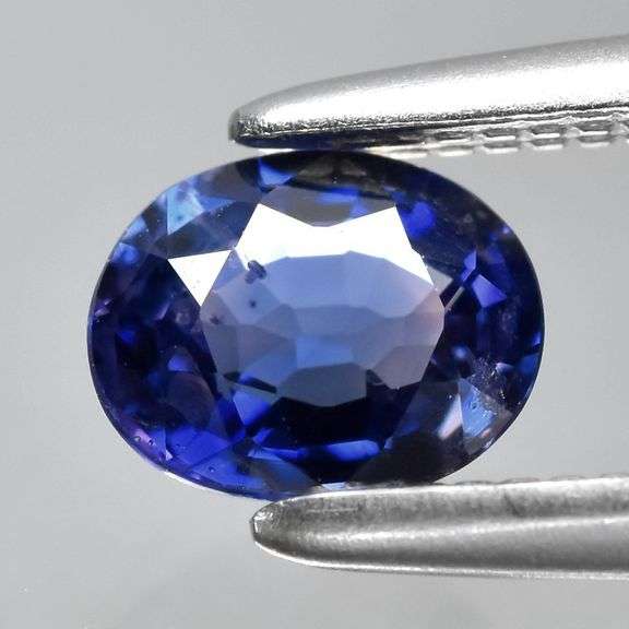 Simply beautiful solitaire sized .41ct VS violet blue Sapphire